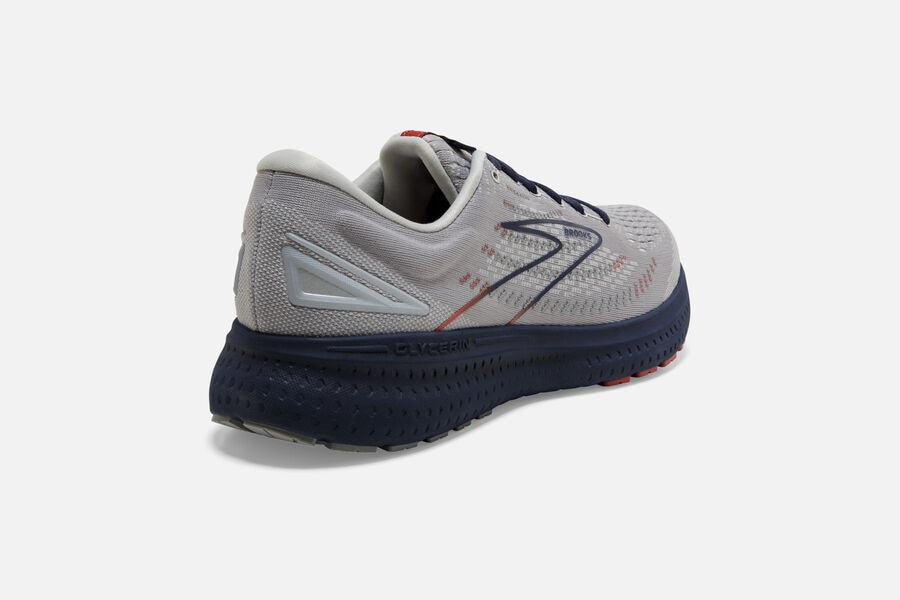 Brooks Glycerin 19 Road Running Shoes - Mens - Grey/Black - WV2615078